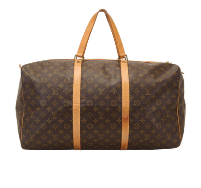 Keepall 55, &pound;750, Handbags, Brown, Canvas, Front view